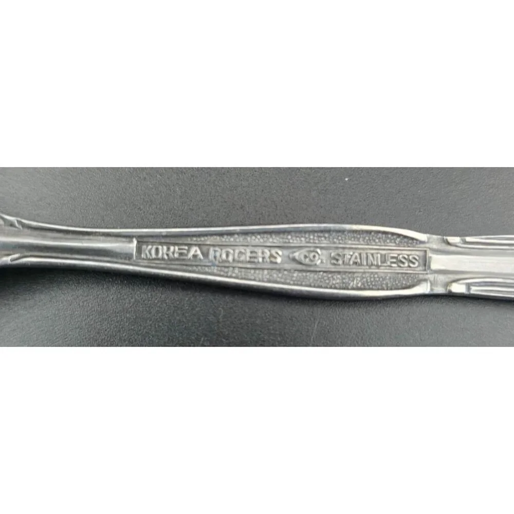 Vintage Korea Rogers Auberge Stainless Steel Forks Set Of 3 Ornate design - Picture 4 of 6